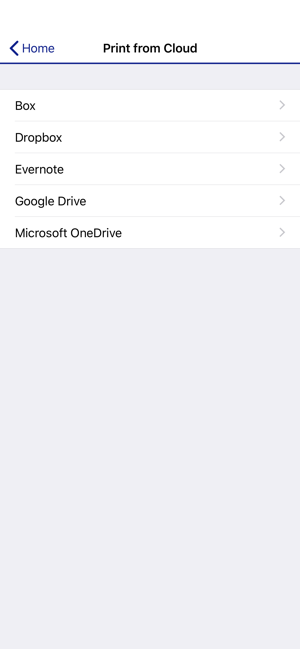 Скриншот Epson iPrint