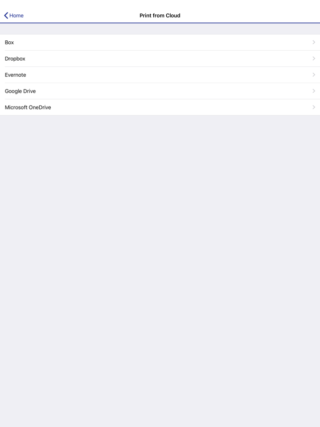 Скриншот Epson iPrint