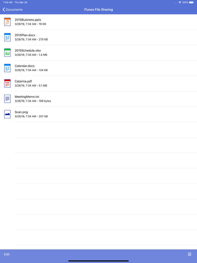 Снимок экрана с Brother iPrint&Scan