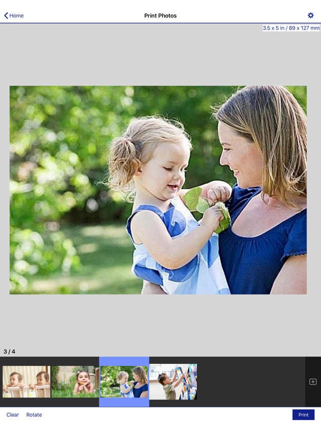 Скриншот Epson iPrint