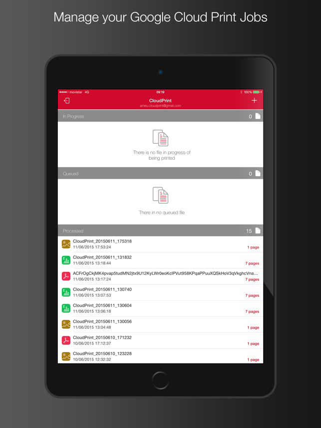 Скриншот CloudPrint