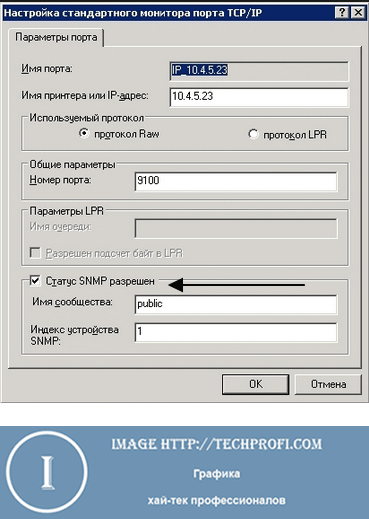 Разрешенный статус SNMP