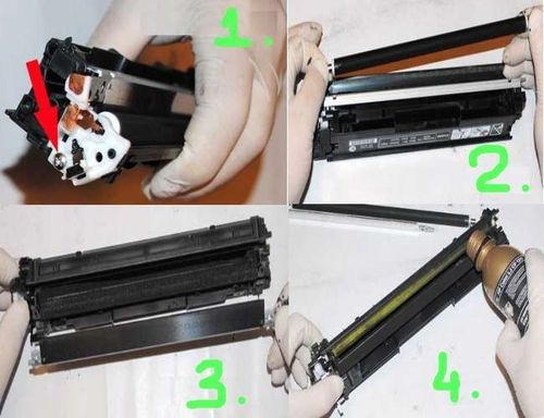 Заправка картриджа