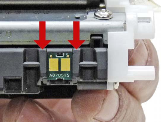 Чип на кассете