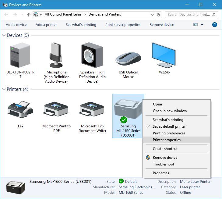 Исправлено: невозможно удалить принтер в Windows 10 24 не могу-удалить-поддержку-принтера-1