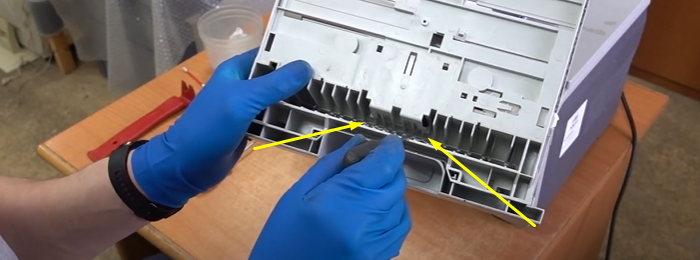 чистка тормозных колодок Samsung SCX-4200 6