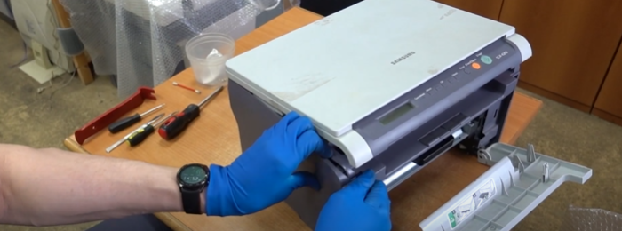 чистка тормозных колодок Samsung SCX-4200 3